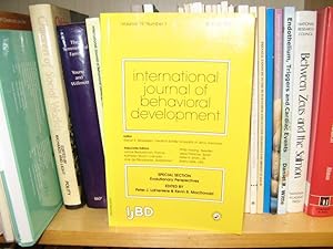 Immagine del venditore per International Journal of Behavioral Development: Evolutionary Perspectives, Volume 19, Number 1, March 1996 venduto da PsychoBabel & Skoob Books