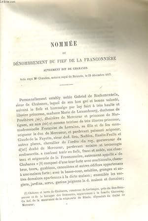 Immagine del venditore per NOMMEE ou DENOMBREMENT DU FIEF DE LA FRANCONNIERE AUTREMENT DIT DE CHABANES ACTE RECU Me CHAUDON, NOTAIRE DE BRIOUDE, LE 29 NOVEMBRE 1607 venduto da Le-Livre