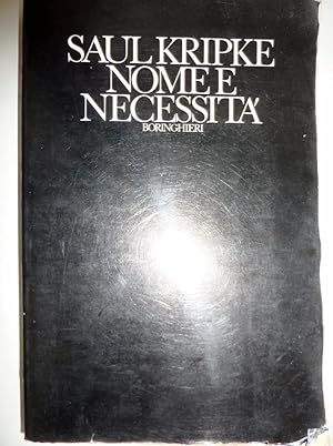 Immagine del venditore per NOME E NECESSITA' " venduto da Historia, Regnum et Nobilia