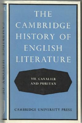 Cambridge History of English Literature 7: Cavalier and Puritan