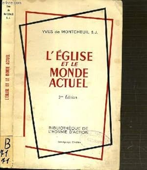 Seller image for L'EGLISE ET LE MONDE ACTUEL - 2me EDITION for sale by Le-Livre