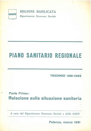 Piano sanitario regionale. Triennio 1981-1983