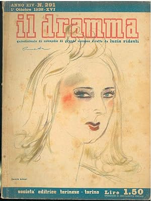 Il dramma: quindicinale di commedie di grande sucesso. 1938, n. 291 In copertina caricatura di La...
