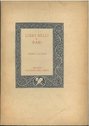 Libri belli e rari : asta Milano 1929