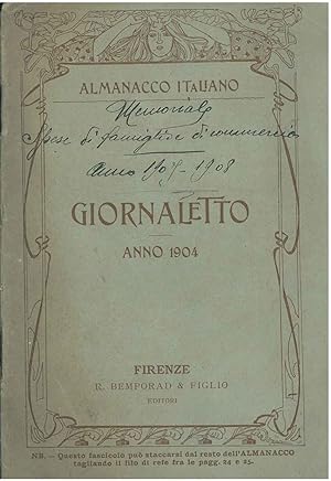 Giornaletto anno 1904