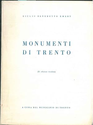 Seller image for Monumenti di Trento for sale by Studio Bibliografico Orfeo (ALAI - ILAB)