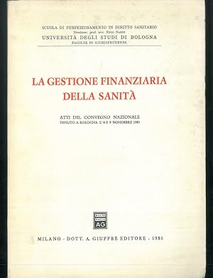 La gestione finanziaria della sanità