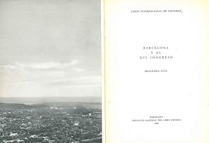 Barcelona y el XVI congreso. Programa-guia. XVI congrès de l'Union Internationale des éditeurs