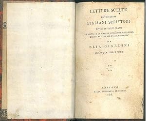 Lettere scelte de' migliori italiani scrittori divise in varie classi