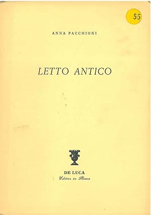 Imagen del vendedor de Letto antico a la venta por Studio Bibliografico Orfeo (ALAI - ILAB)