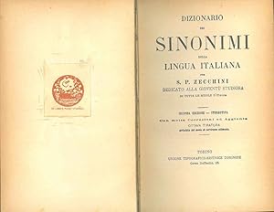 Dizionario dei sinonimi della lingua italiana. dedicato alla gioventù studiosa di tutte le scuole...