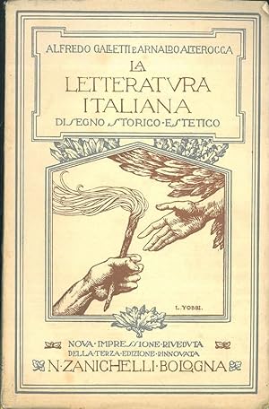 Bild des Verkufers fr La letteratura italiana. Disegno storico - estetico zum Verkauf von Studio Bibliografico Orfeo (ALAI - ILAB)
