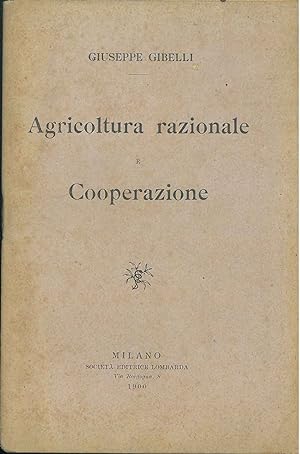 Agricoltura razionale e cooperazione