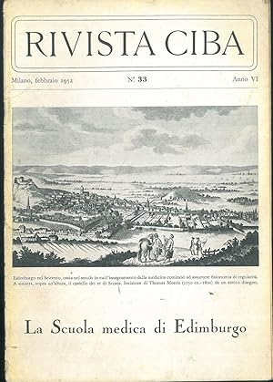 La scuola medica di Edimburgo. Numero monografico della rivista Ciba. N. 33, 1952