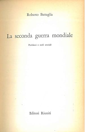 La seconda guerra mondiale