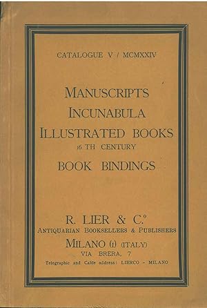 Manuscripts Incunabula Illustrated Books 16.th century Book Bindings