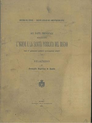 Sui fatti principali riguardanti l'igiene e la sanità pubblica del Regno