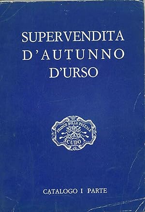 Catalogo della supervendita D'Urso d'autunno (1° parte).