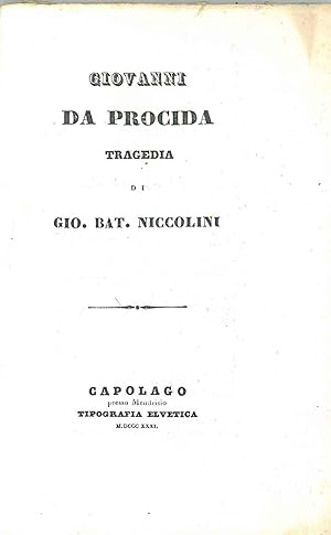 Giovanni da Procida : tragedia