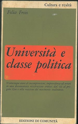 Università e classe politica