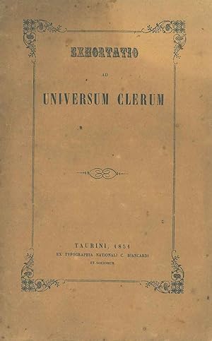 Exhortatio ad universum clerum