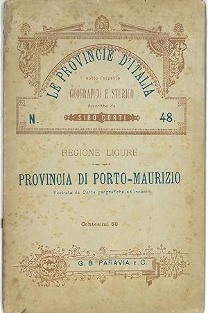 Regione Ligure. Provincia di Porto-Maurizio