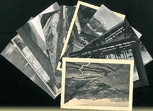 50 cartoline in bianco e nero degli anni '60 e '70 circa sulla montagna trentina, non viaggiate