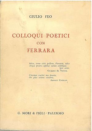 Colloqui poetici con Ferrara