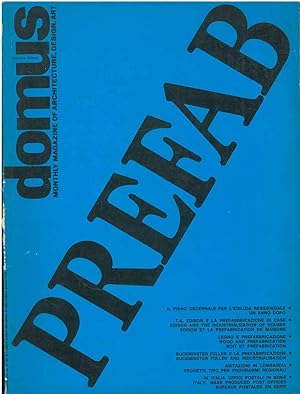 Domus: Prefab, numero speciale sulla prefabbricazione in occasione del Saie, 1979