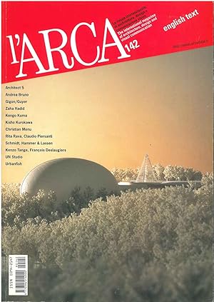 L'Arca. Rivista internazionale di architettura, design e comunicazione visiva. Nov. 1999, n° 142;...