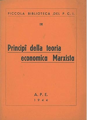 Principi della teoria economica marxista