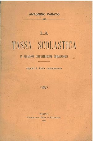 La Tassa scolastica in relazione all'istruzione obbligatoria