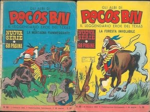 Gli albi di Pecos Bill il leggendario eroe del Texas. Fascicoli n. 68 e 69; 1962