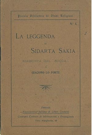 La leggenda di Sidarta Sakia riassunta dal "Budda"