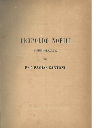 Leopoldo Nobili. Commemorazione