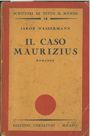 Il caso Maurizius Traduzione di A. Scalero