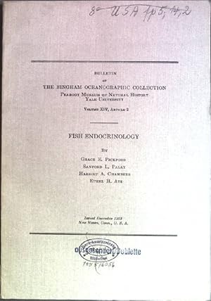 Immagine del venditore per Fish endocrinology Bulletin of the Bingham Oceanographic Collection; Vol. XIV, Art. 2 venduto da books4less (Versandantiquariat Petra Gros GmbH & Co. KG)