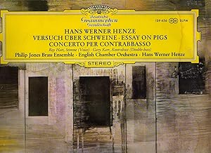 Henze: Essay on Pigs & Concerto for Contrabass [LP RECORD]