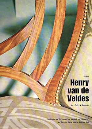 Bild des Verkufers fr Die Welt Henry Van de Veldes. zum Verkauf von Antiquariat Querido - Frank Hermann