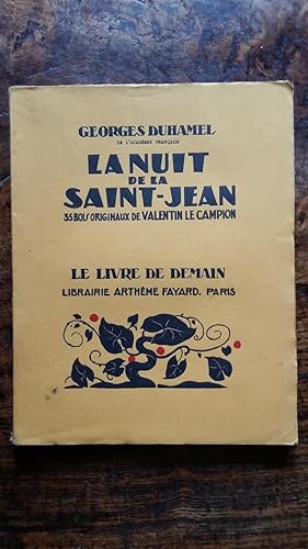 Seller image for La Nuit De La Saint-Jean., 35 Bois Originaux De Valentin Le Campion. Le Livre De Demain. for sale by AHA BOOKS