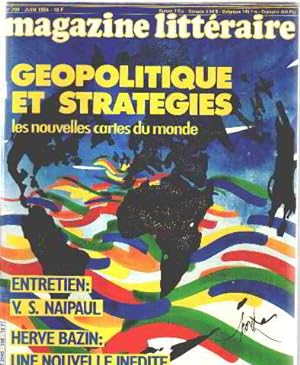 Magazine litteraire n° 208 / geopolitique et strategies