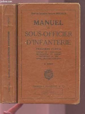 Seller image for MANUEL DU SOUS-OFFICIER D'INFANTERIE - PARTIE 1 : COMBAT DE L'INFANTERIE ORGANISATION DU TERRAIN - METHODES DE TIR - MINES,GRENADES, EXPLOSIFS + PARTIE 2 : MEMENTO D'ORDRE SERRE ET D'ASSOUPLISSEMENTS - ETUDE DE L'ARMEMENT - TOPOGRAPHIE - OBSERVATION.ETC for sale by Le-Livre