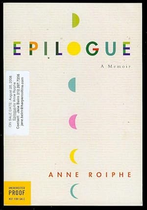 Seller image for Epilogue: A Memoir for sale by Bookmarc's