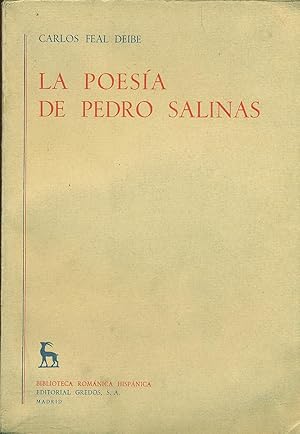 Seller image for LA POESA DE PEDRO SALINAS for sale by Valentin Peremiansky