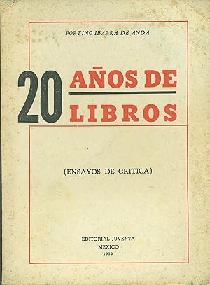 20 AÑOS DE LIBROS. ENSAYOS DE CRÍTICA