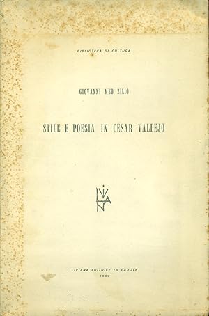 STILE E POESIA IN CÉSAR VALLEJO