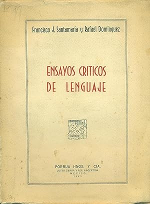 Seller image for ENSAYOS CRITICOS DE LENGUAJE for sale by Valentin Peremiansky