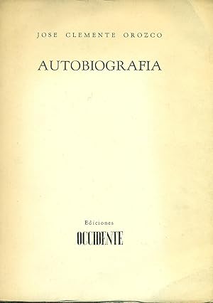 Seller image for AUTOBIOGRAFIA for sale by Valentin Peremiansky