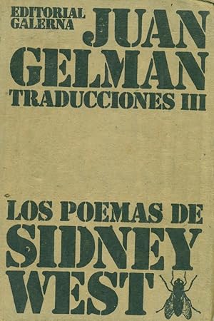 Seller image for TRADUCCIONES III. LOS POEMAS DE SIDNEY WEST (1968-1969) for sale by Valentin Peremiansky