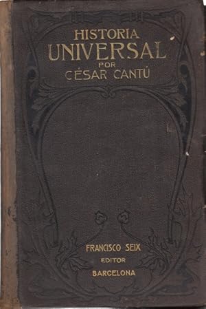 Seller image for HISTORIA UNIVERSAL POR CSAR CANT. Tomo VIII for sale by Librera Vobiscum